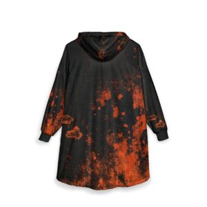 Cozy Unisex Hooded Blanket - Boho Vibes, Stylish Homewear, Perfect for Movie Nights, Gift for Friends, Warm Layer for Autumn